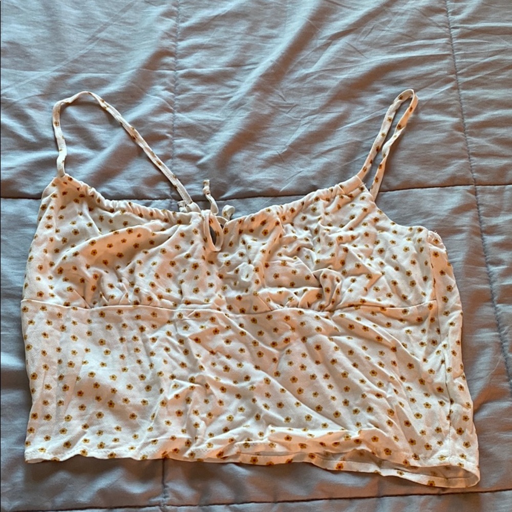 Pacsun floral crop top